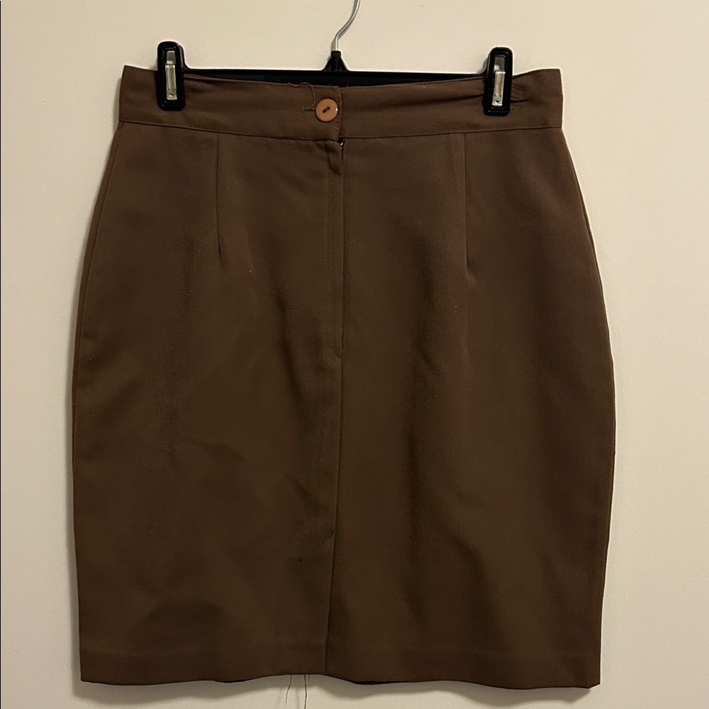 Classic Brown Women's Skirt